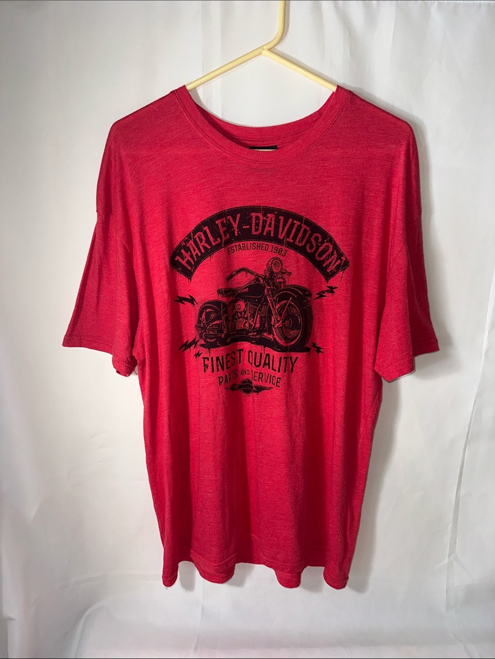 Harley-Davidson Timpanogos Lindon Utah Graphic T-Shirt XL Red Motorcycle Tee